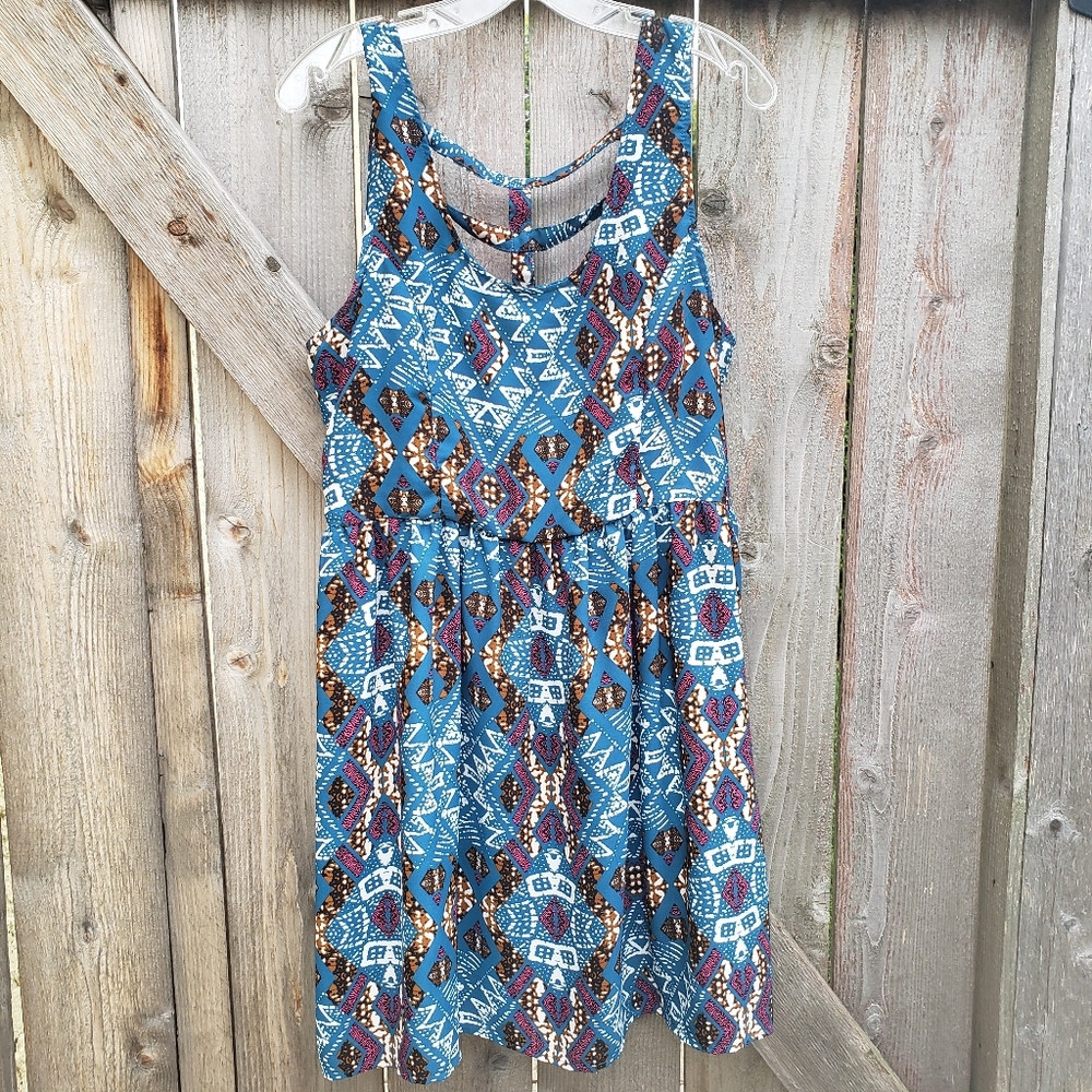 Teal Xhilaration Dress-Size XL